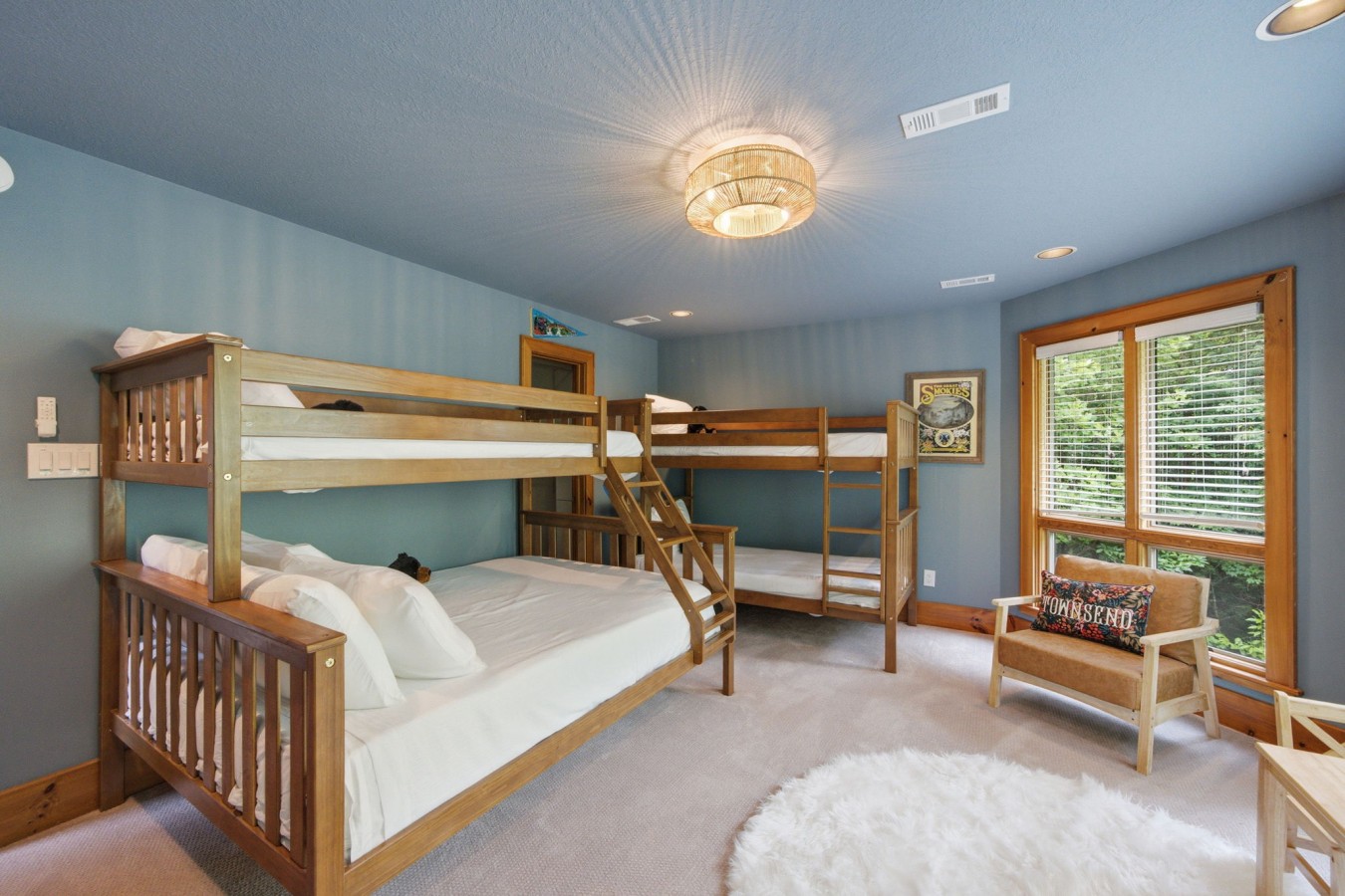 Bunk room for younger guests